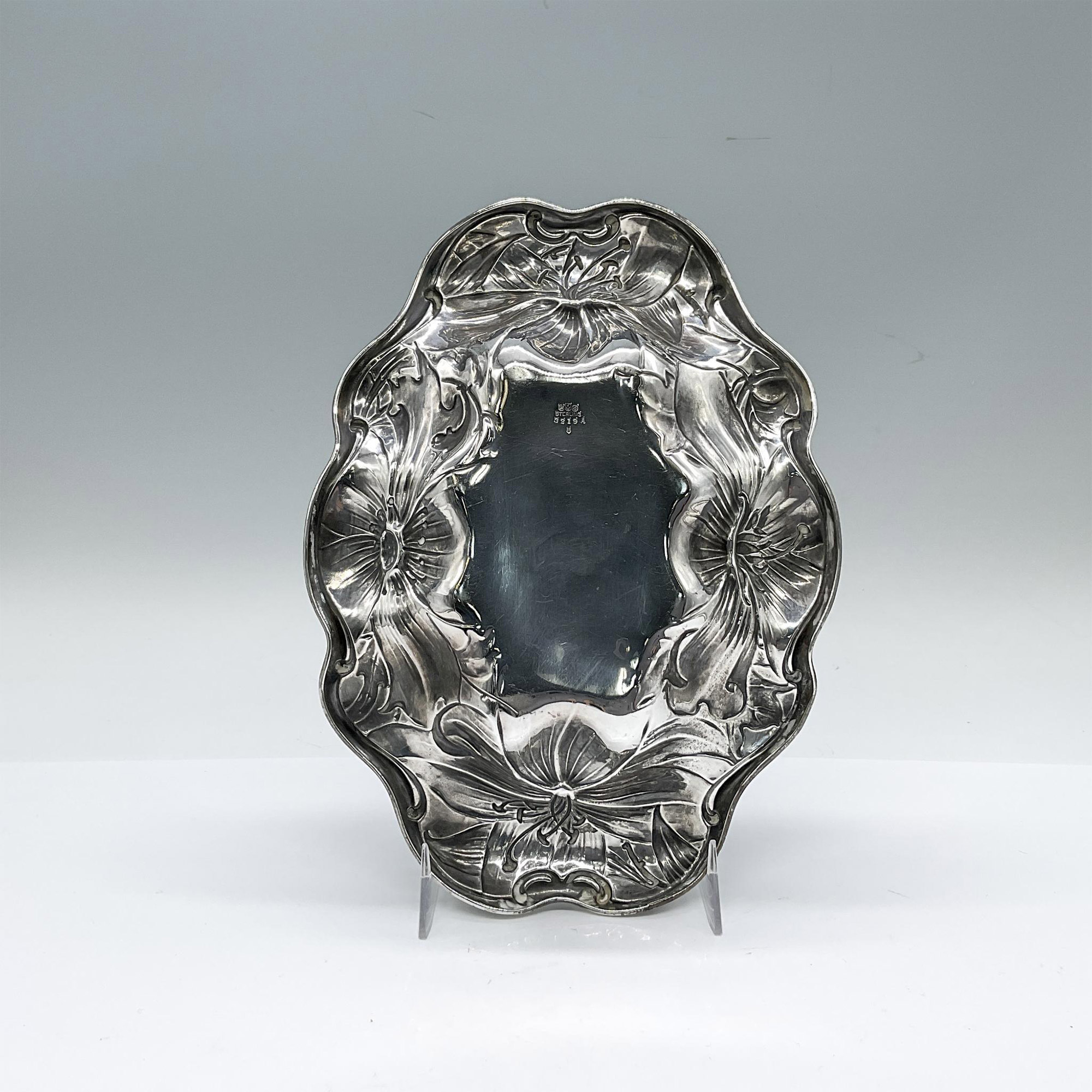 Gorham Sterling Silver Floral Bowl - Image 3 of 4