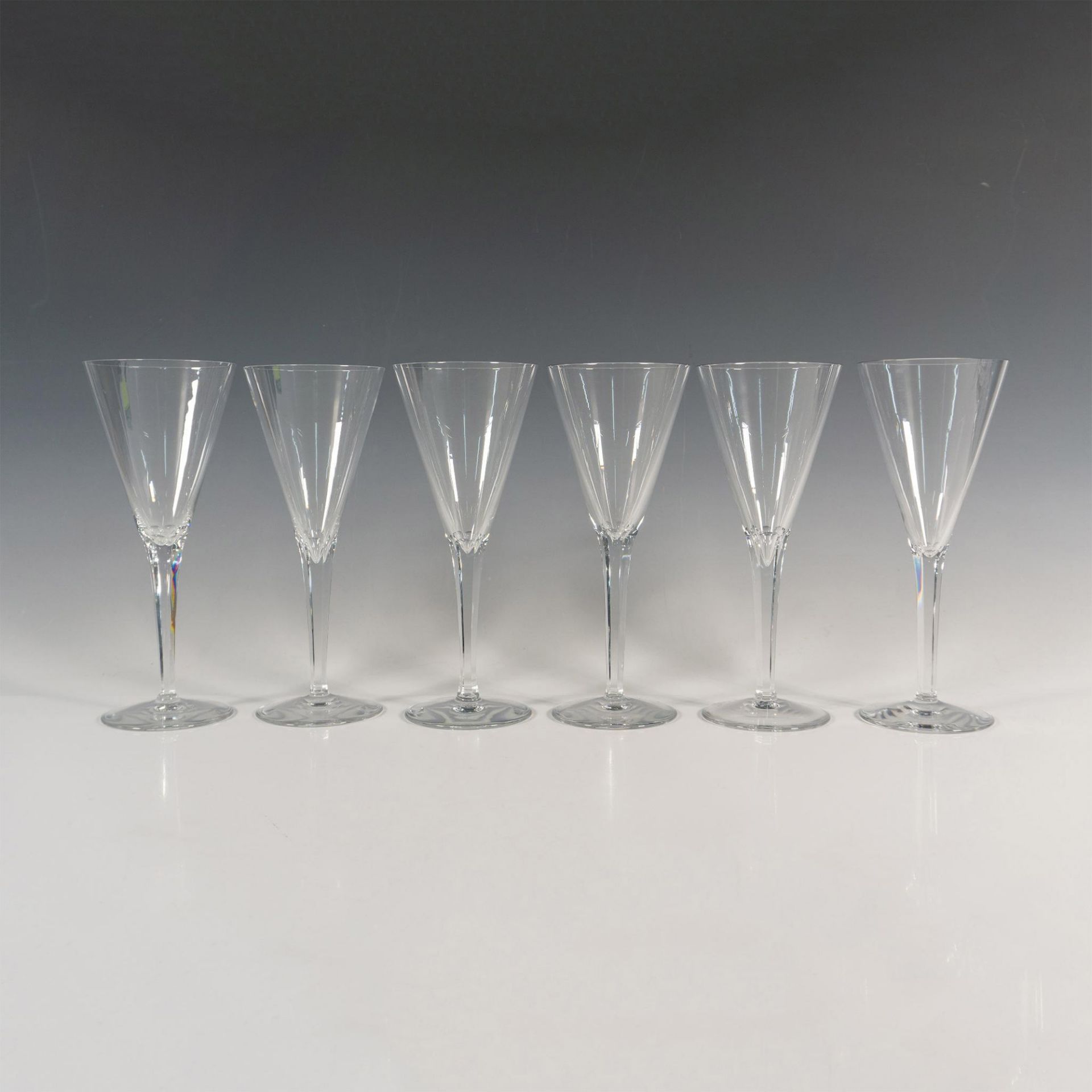 6pc Baccarat Wine Glasses