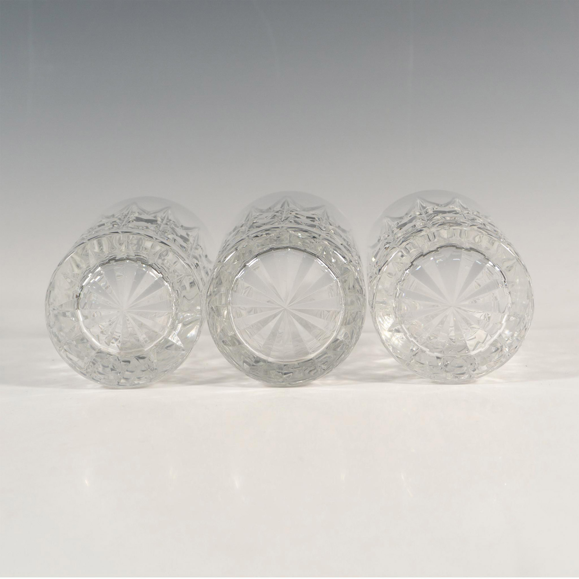 3pc Baccarat Crystal Cocktail Glasses - Bild 2 aus 3