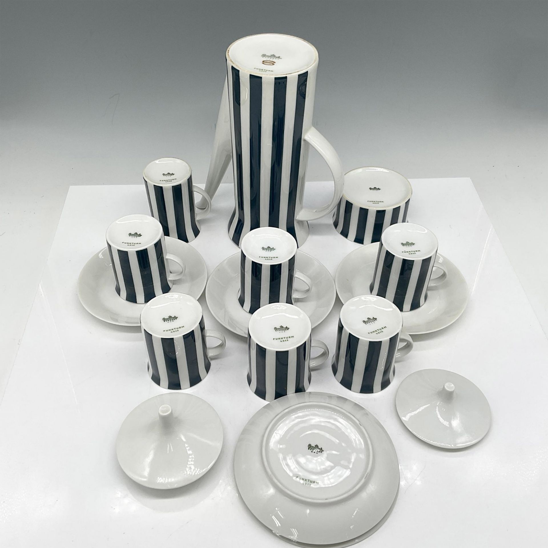 14pc Rosenthal Tea/Coffee Set, Studio Line Funkturm - Bild 2 aus 2