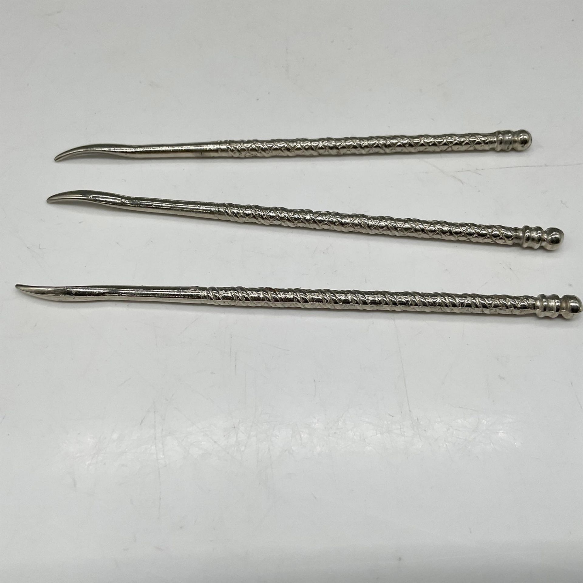 3pc Silver Nut Pick