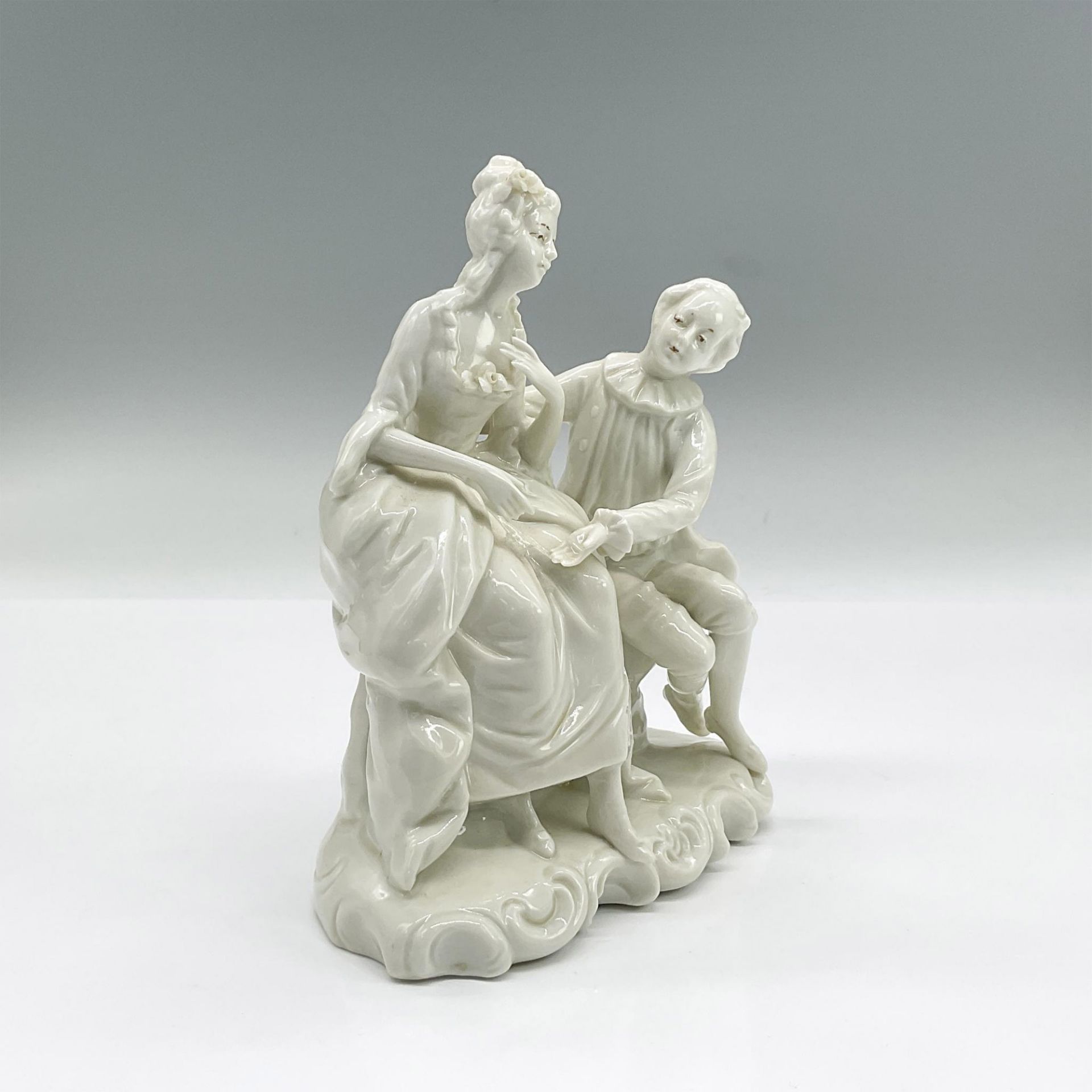 German Porcelain Figurine, Conversation in The Garden - Bild 2 aus 4