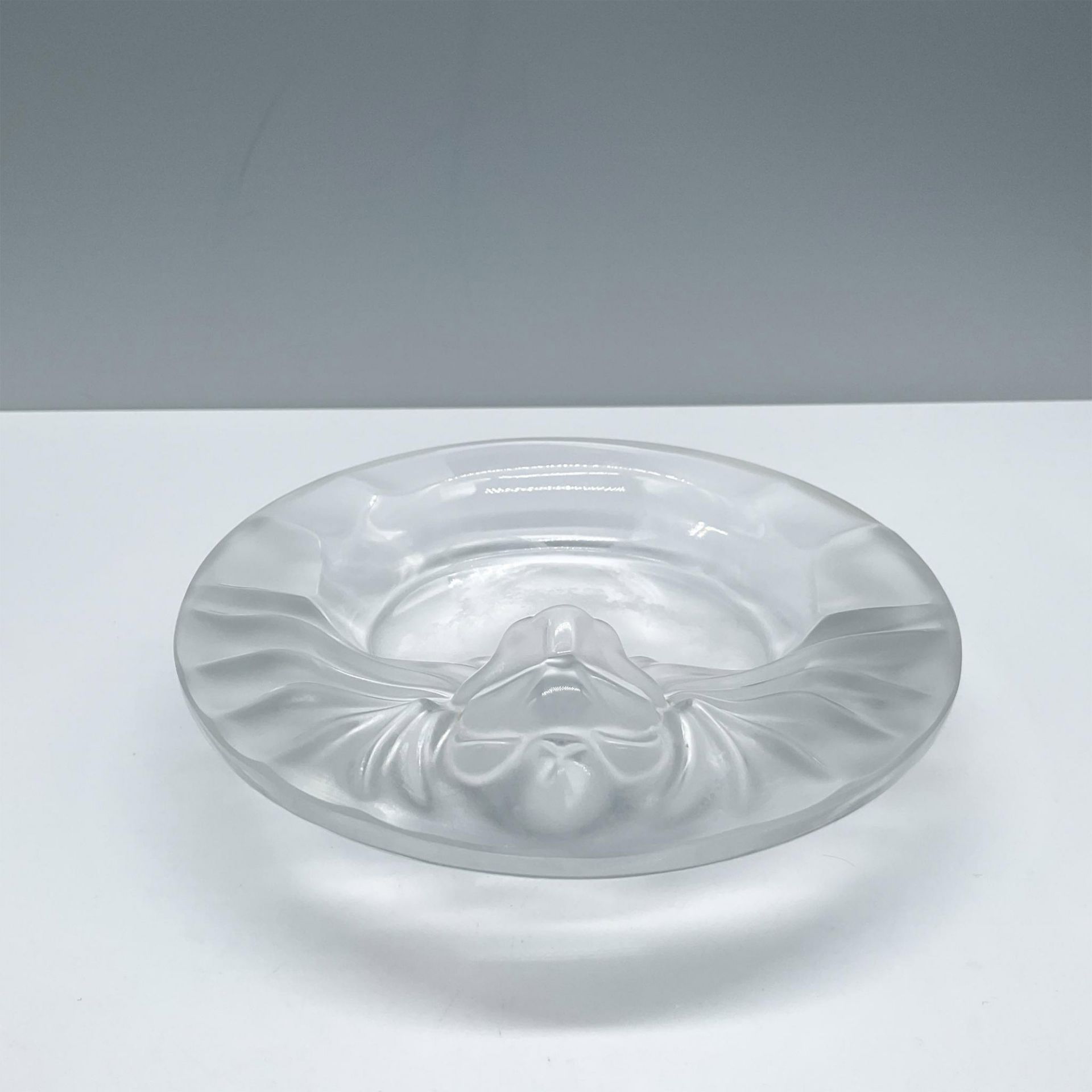 Lalique Crystal Ashtray, Tete De Lion - Bild 2 aus 4