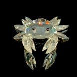 Swarovski Silver Crystal Figurine, Mini Crab 206481