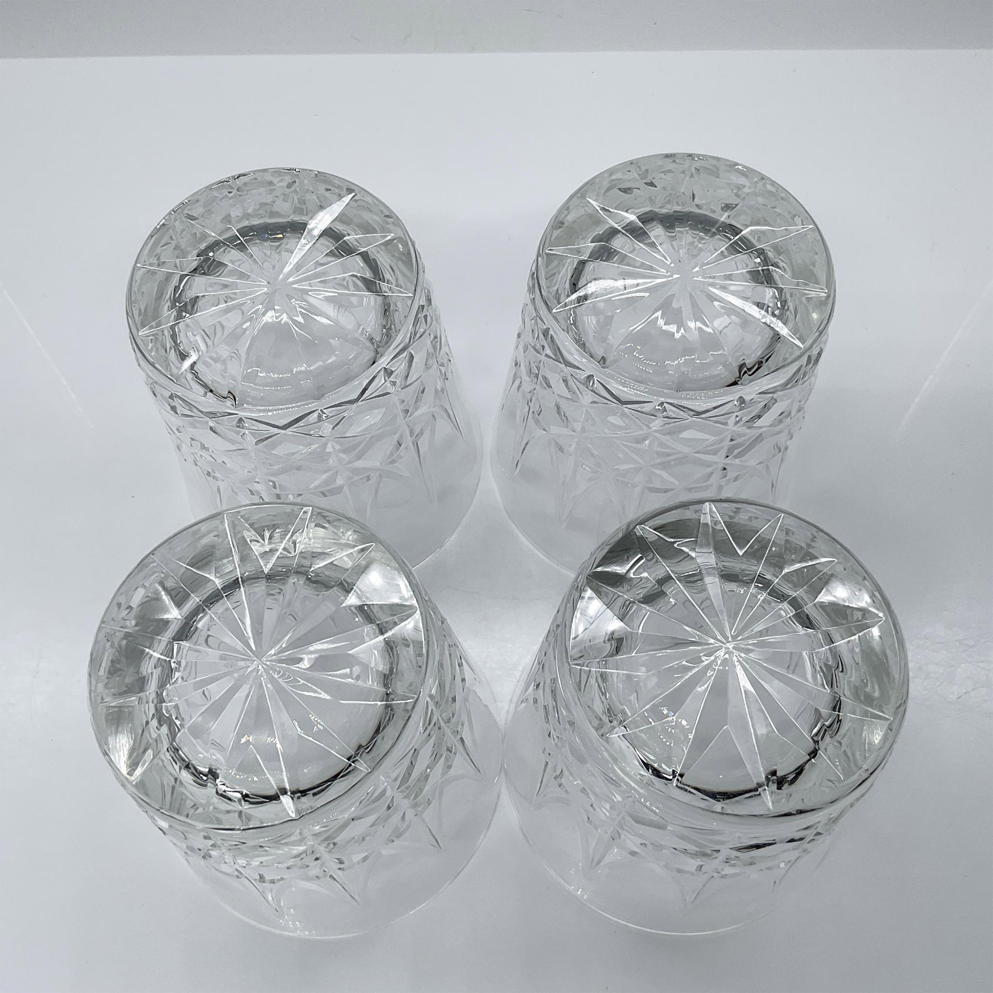 4pc Baccarat Crystal Rocks Glasses - Image 3 of 4