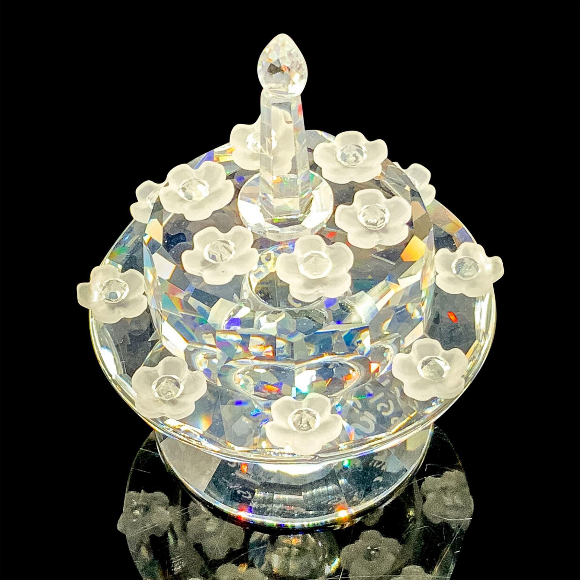 Swarovski Crystal Figurine, 1992 SCS 5th Anniversary Cake - Image 2 of 4