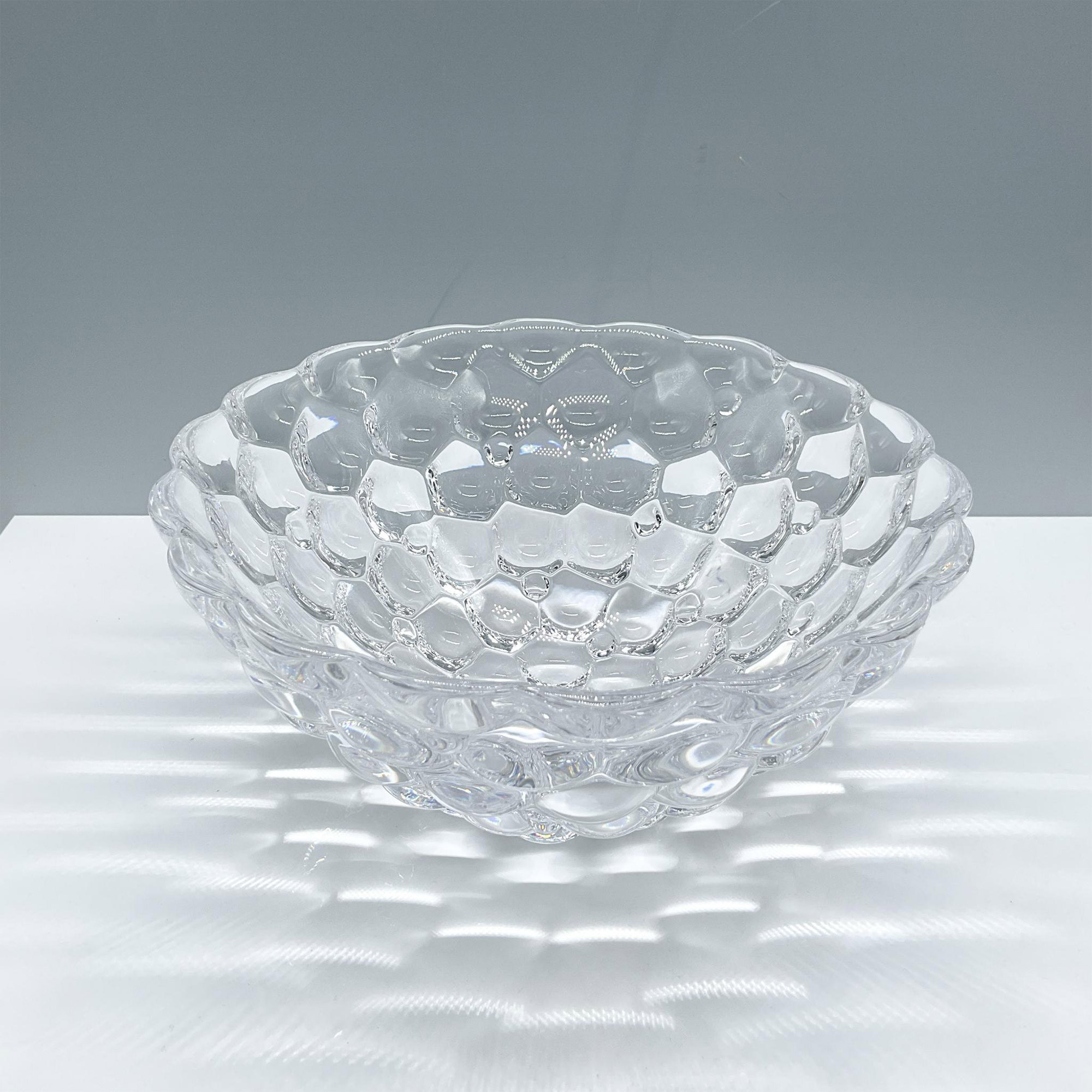 Orrefors Crystal Bowl, Raspberry Pattern - Image 2 of 4