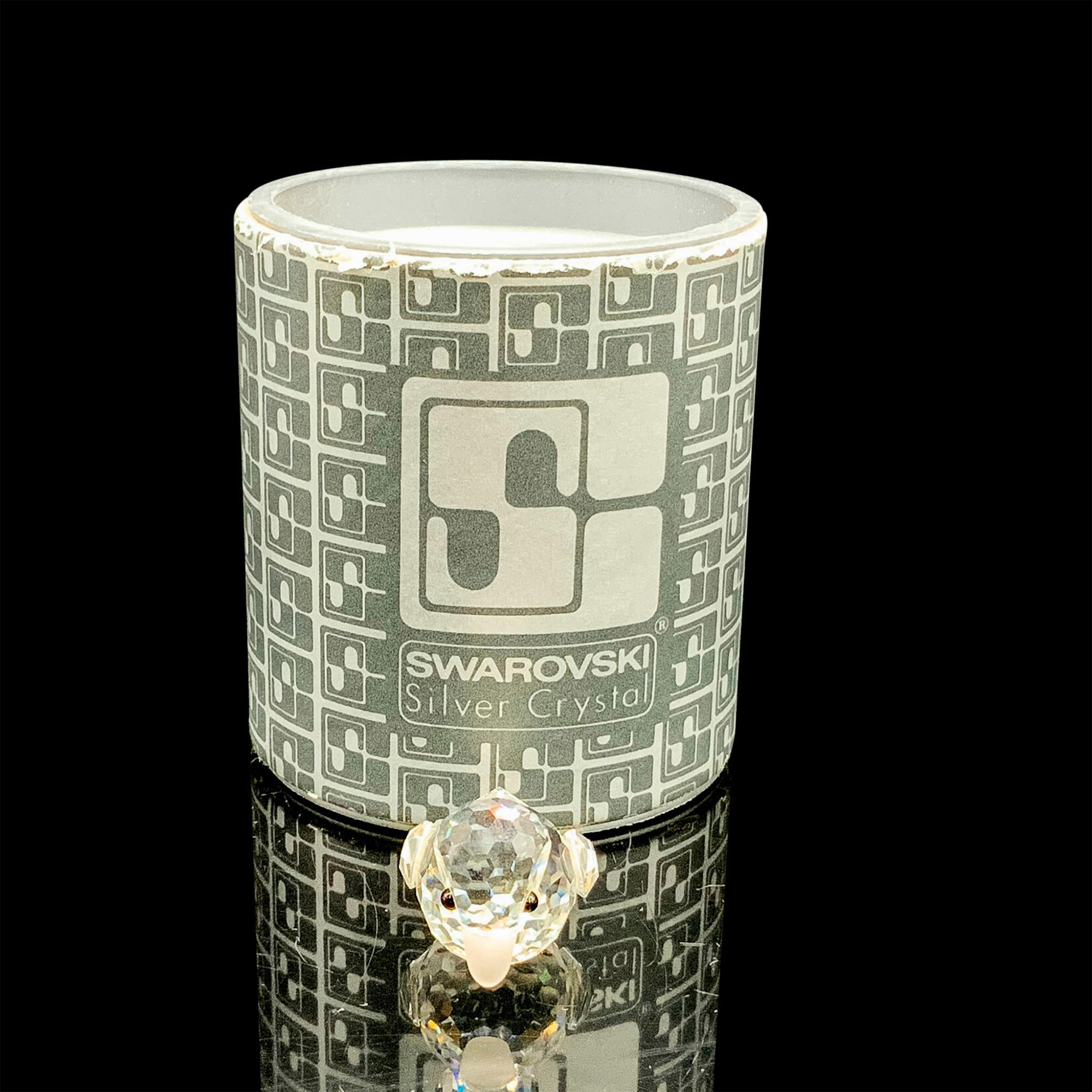 Swarovski Silver Crystal Figurine, Mini Swimming Duck 12531 - Image 3 of 3
