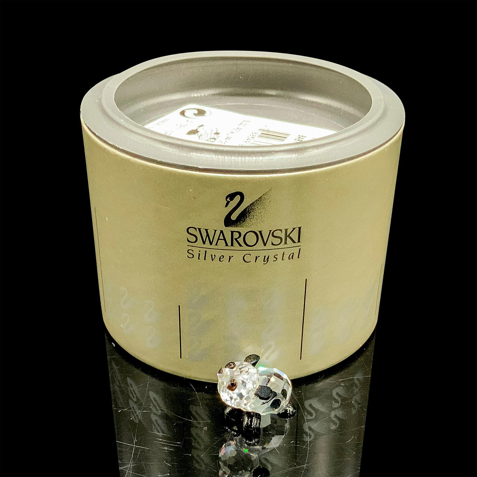Swarovski Silver Crystal Figurine, Baby Panda - Image 3 of 3