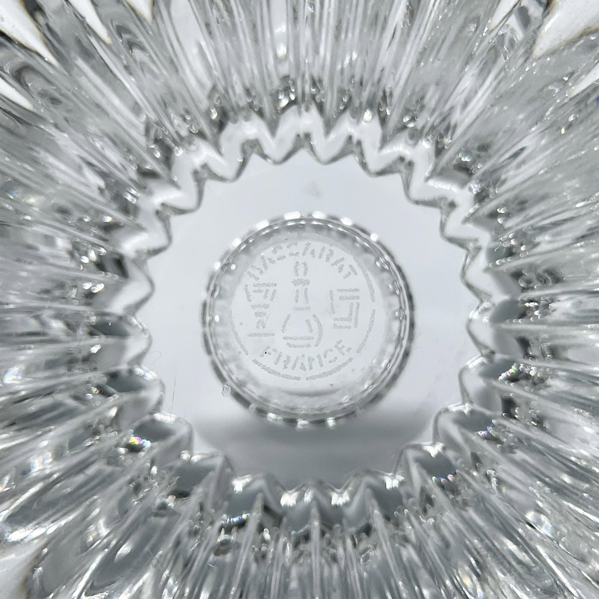 Pair of Baccarat Crystal Candle Holders, Massena - Image 3 of 3