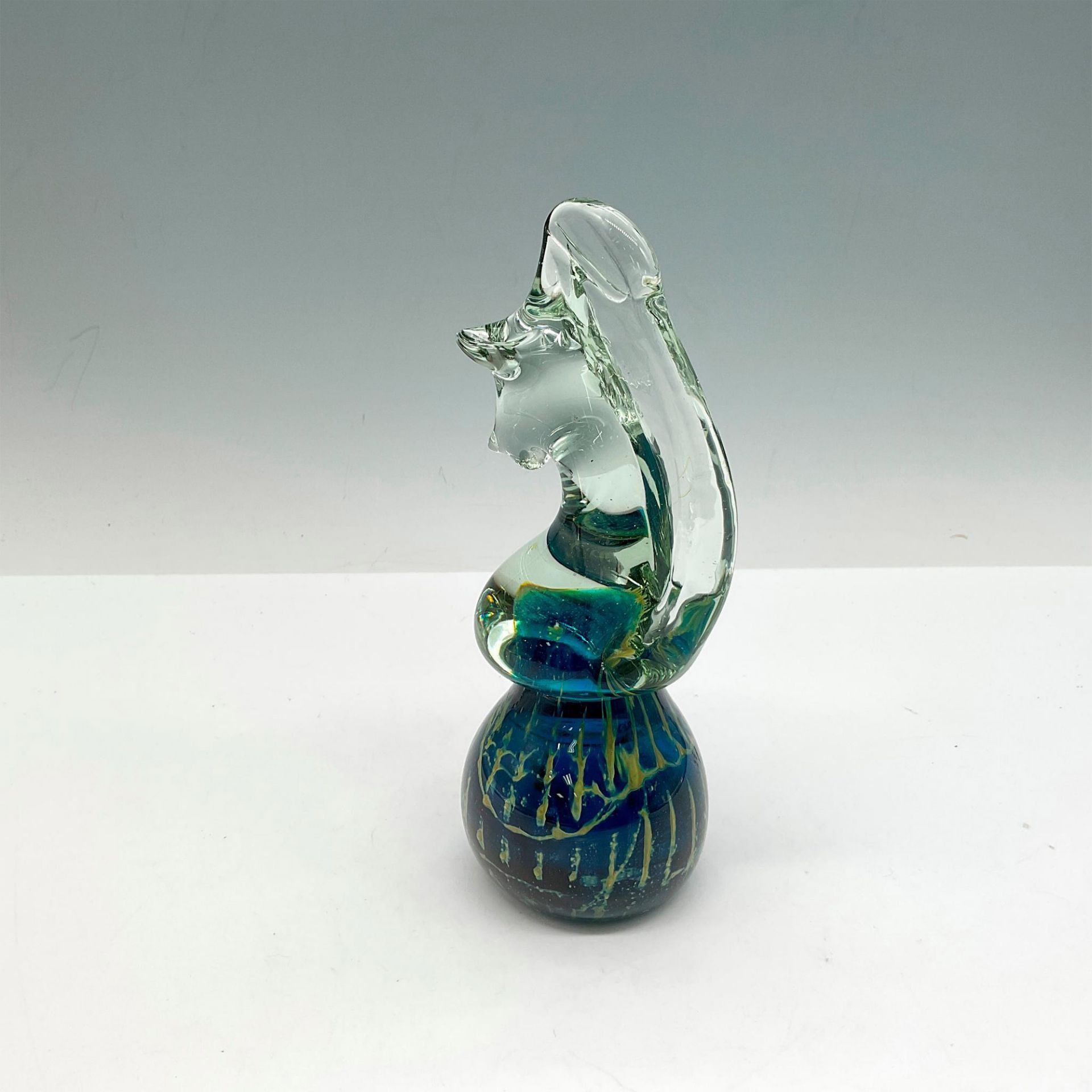 Mdina Signed Maltese Art Glass Seahorse Paperweight - Bild 3 aus 4