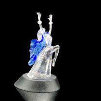 3pc Swarovski Crystal Figurine + Base, Plaque Set, Isadora