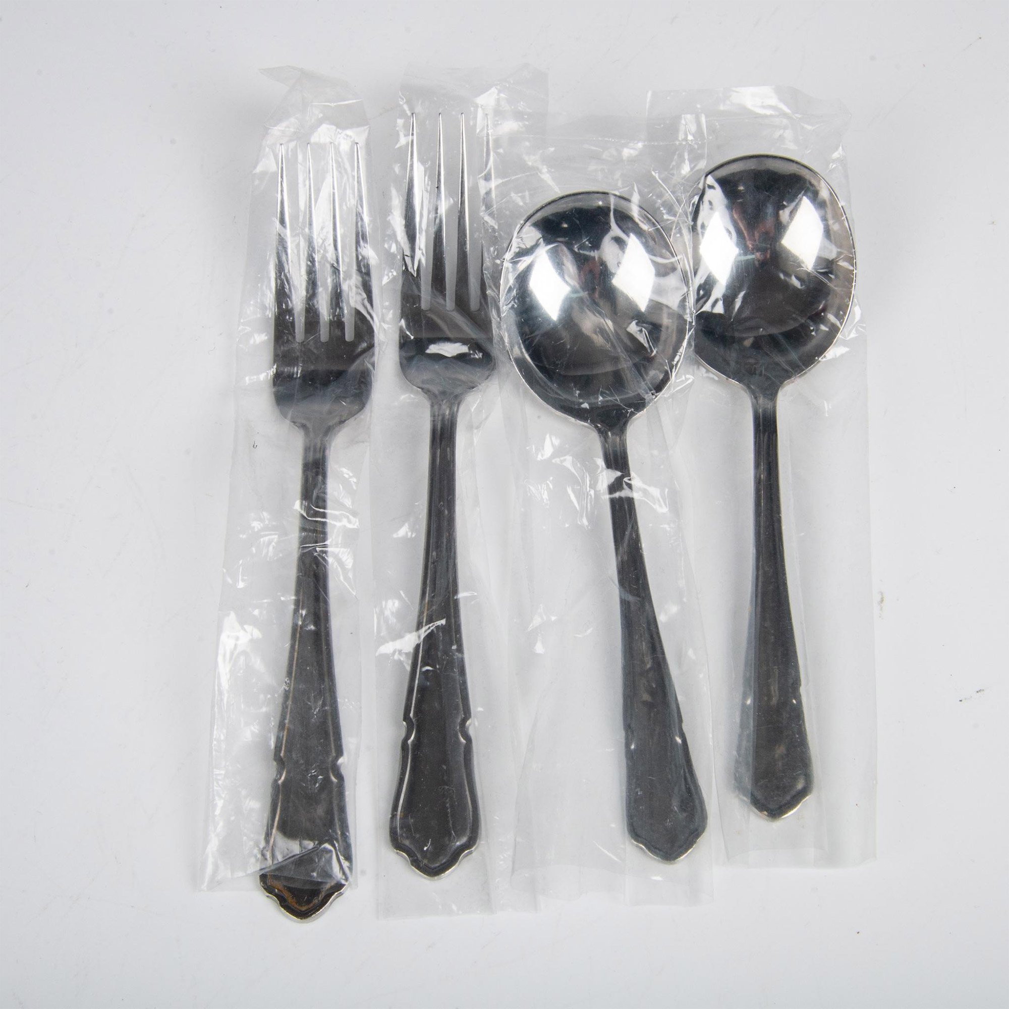 56pc Viners Parish Stainless Steel Flatware Set, Dubarry - Image 4 of 9