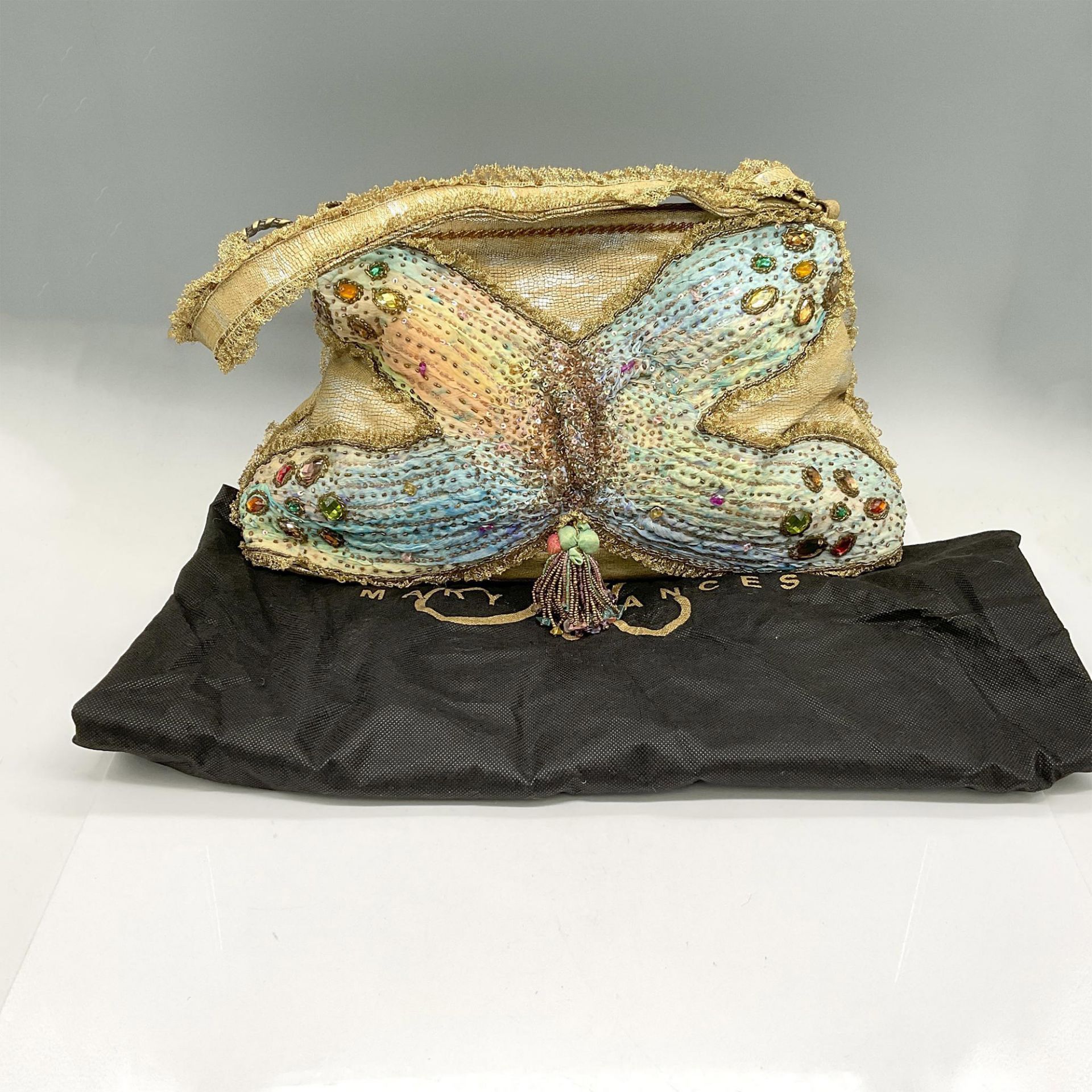 Mary Frances Beaded Cloth Handbag - Image 4 of 4