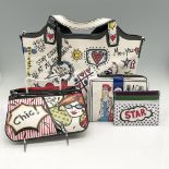 4pc Brighton Love Scribble Handbag + Accessories