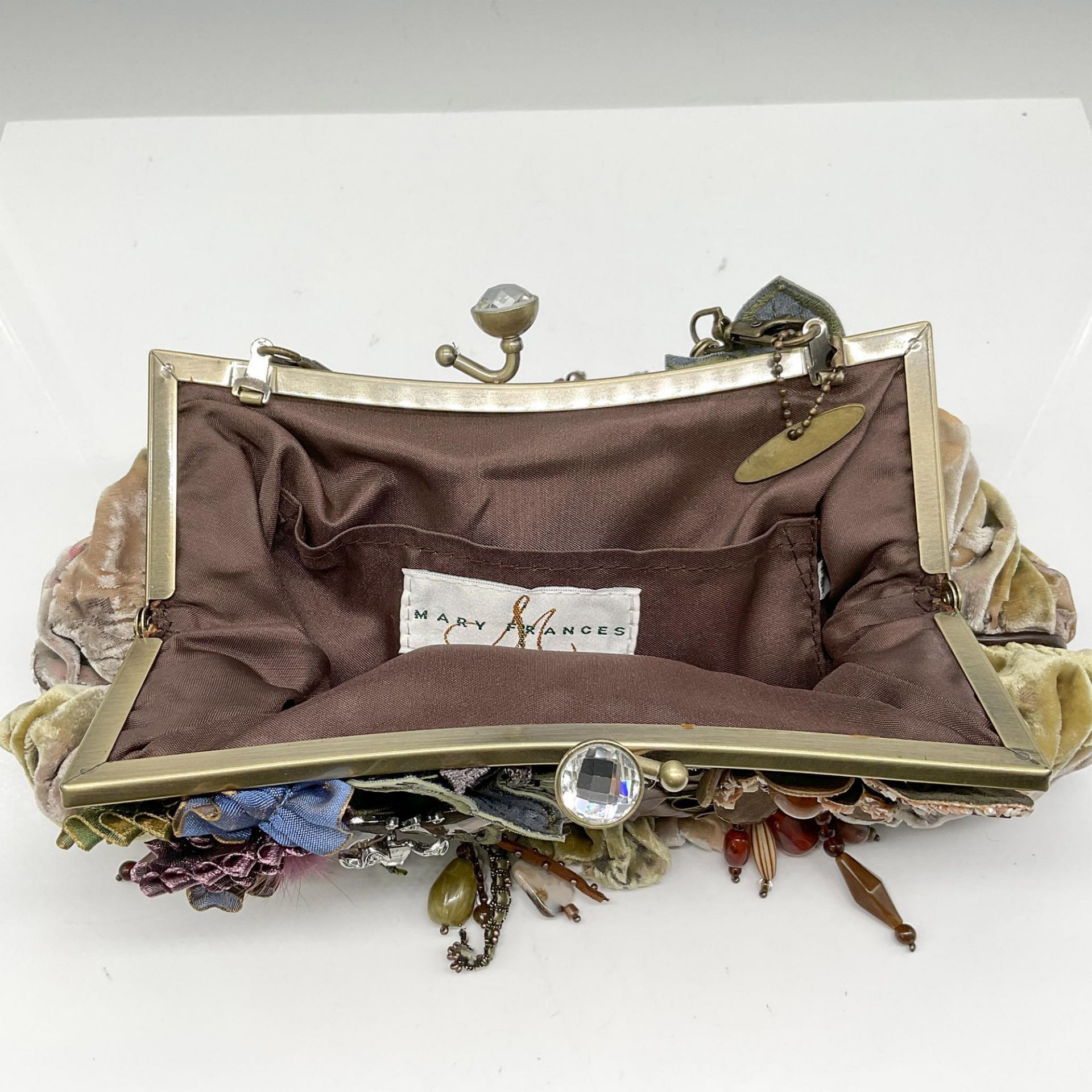 Mary Frances Velveteen Clutch Bag - Image 3 of 4