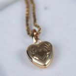 14K Gold Princess Pride Creations Locket and Chain