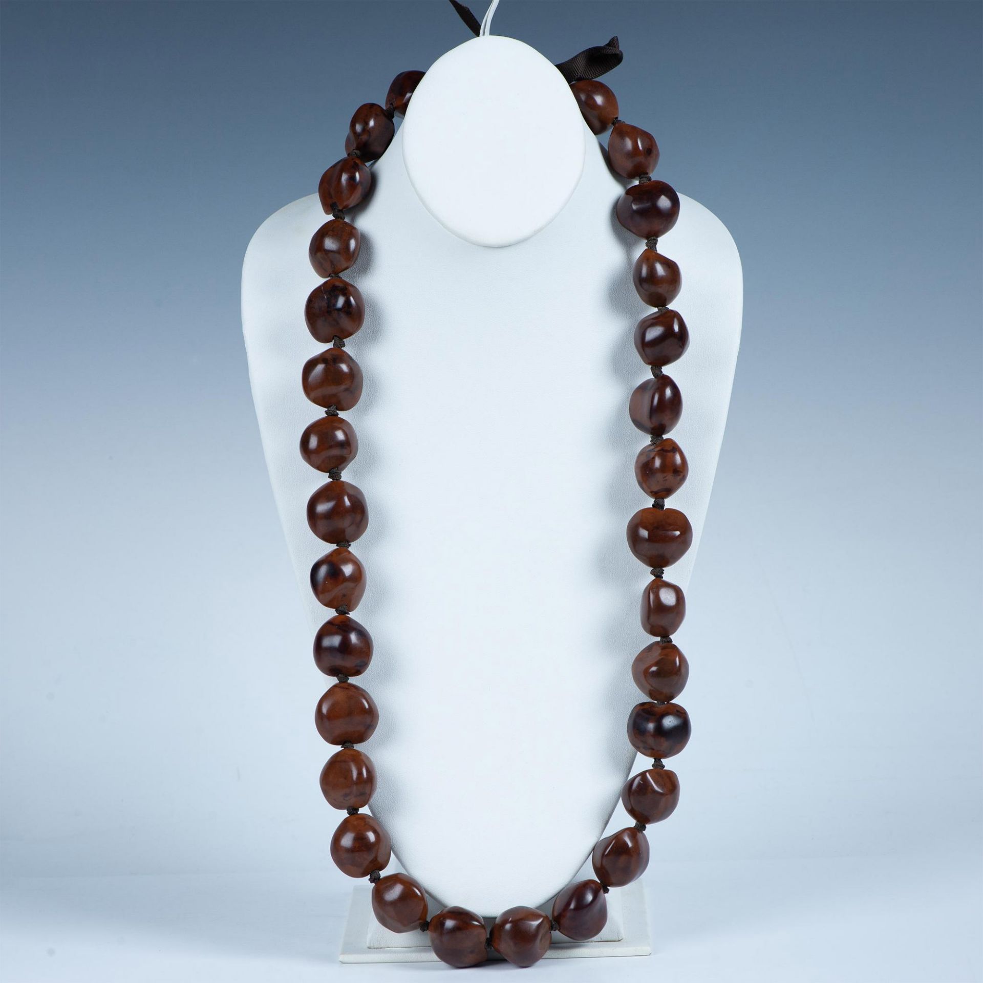 Kukui Nut Bead Necklace - Image 5 of 7