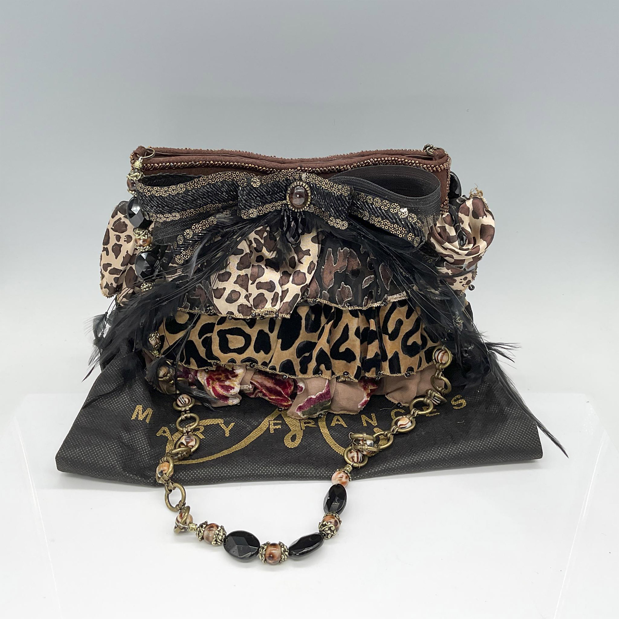 Mary Frances Animal Print Motif Handbag, Pounce - Image 3 of 3