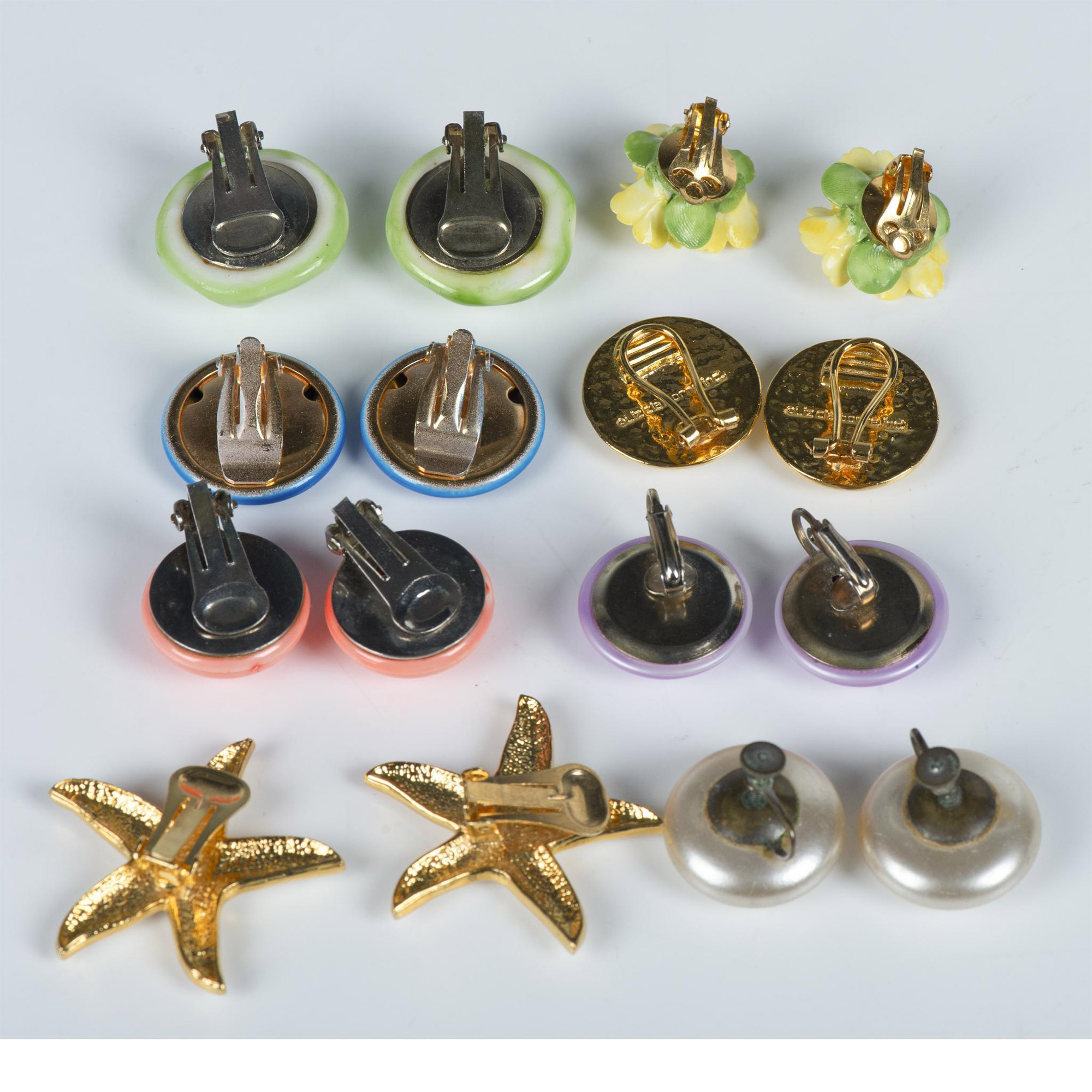 8 Pairs of Fun Costume Clip-On Earrings - Image 2 of 10