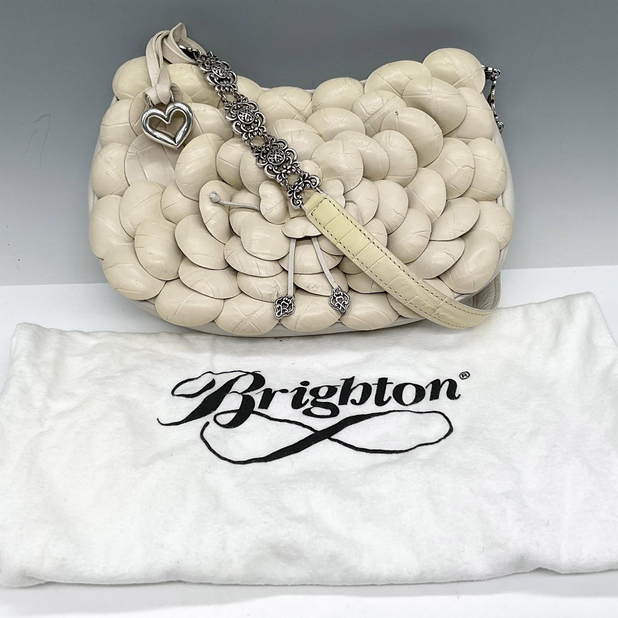 Brighton Leather Petal Shoulder Bag - Image 4 of 4