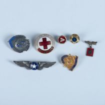 7pc Lapel Pin Collection