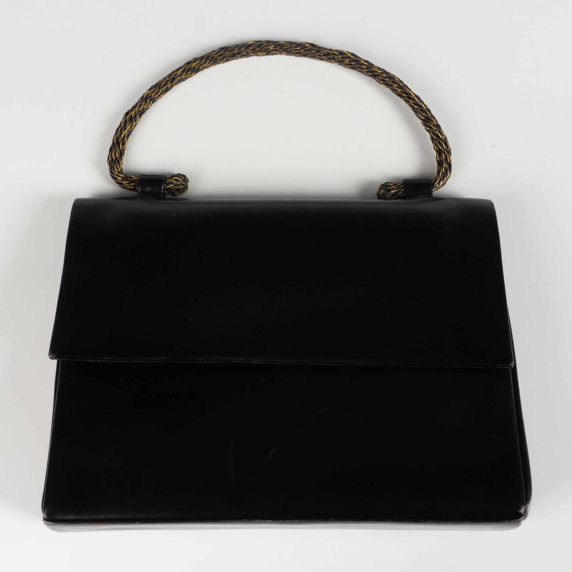 Cartier Black Leather Handbag - Image 5 of 5