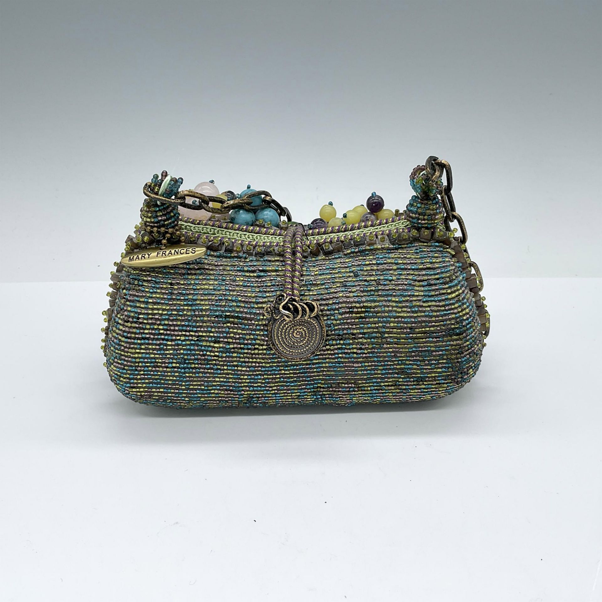 Mary Frances Clutch/Shoulder Bag, Floral Steampunk - Image 2 of 3