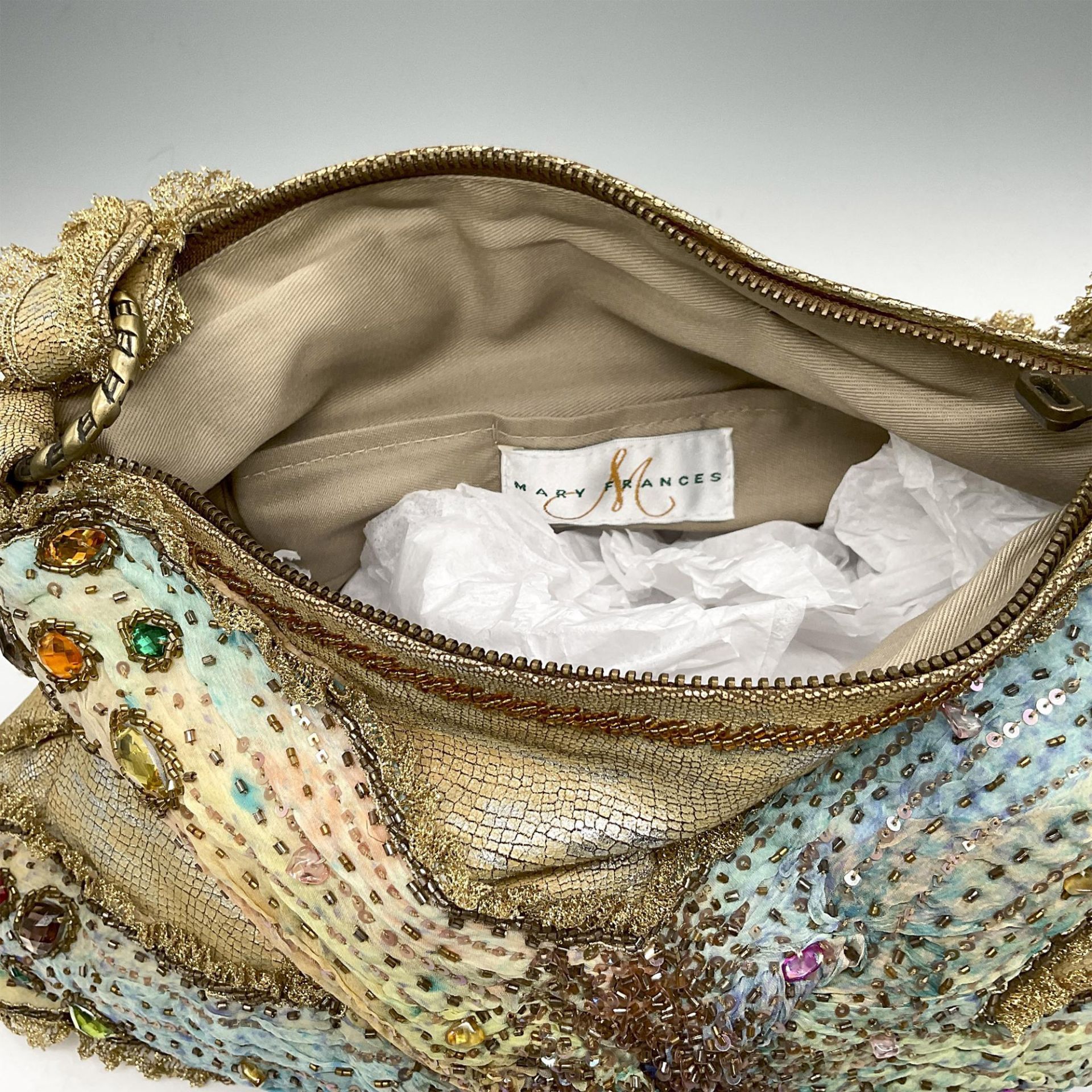 Mary Frances Beaded Cloth Handbag - Image 3 of 4