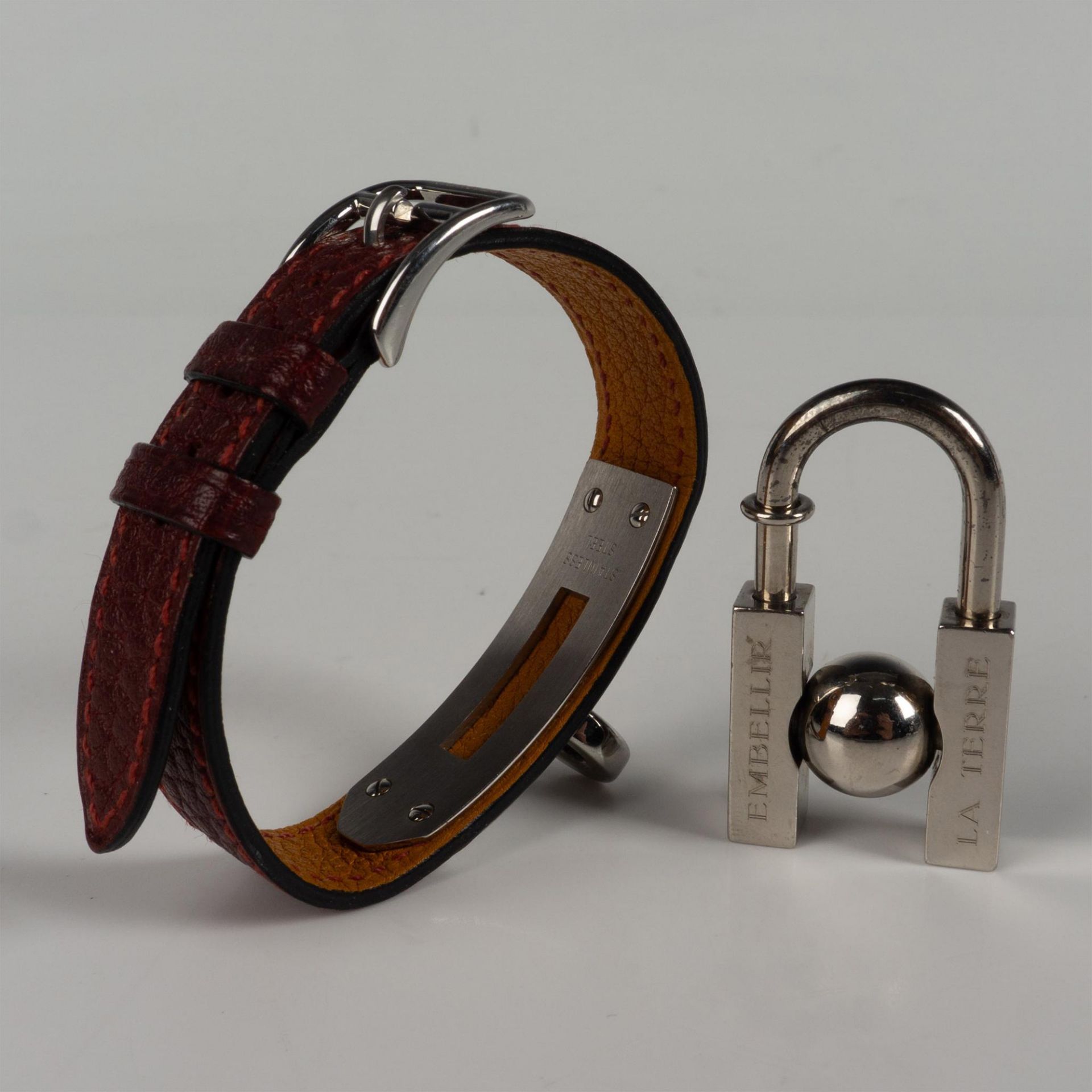 Hermes 2001 Limited Edition Cadena Lock Bracelet - Image 3 of 4