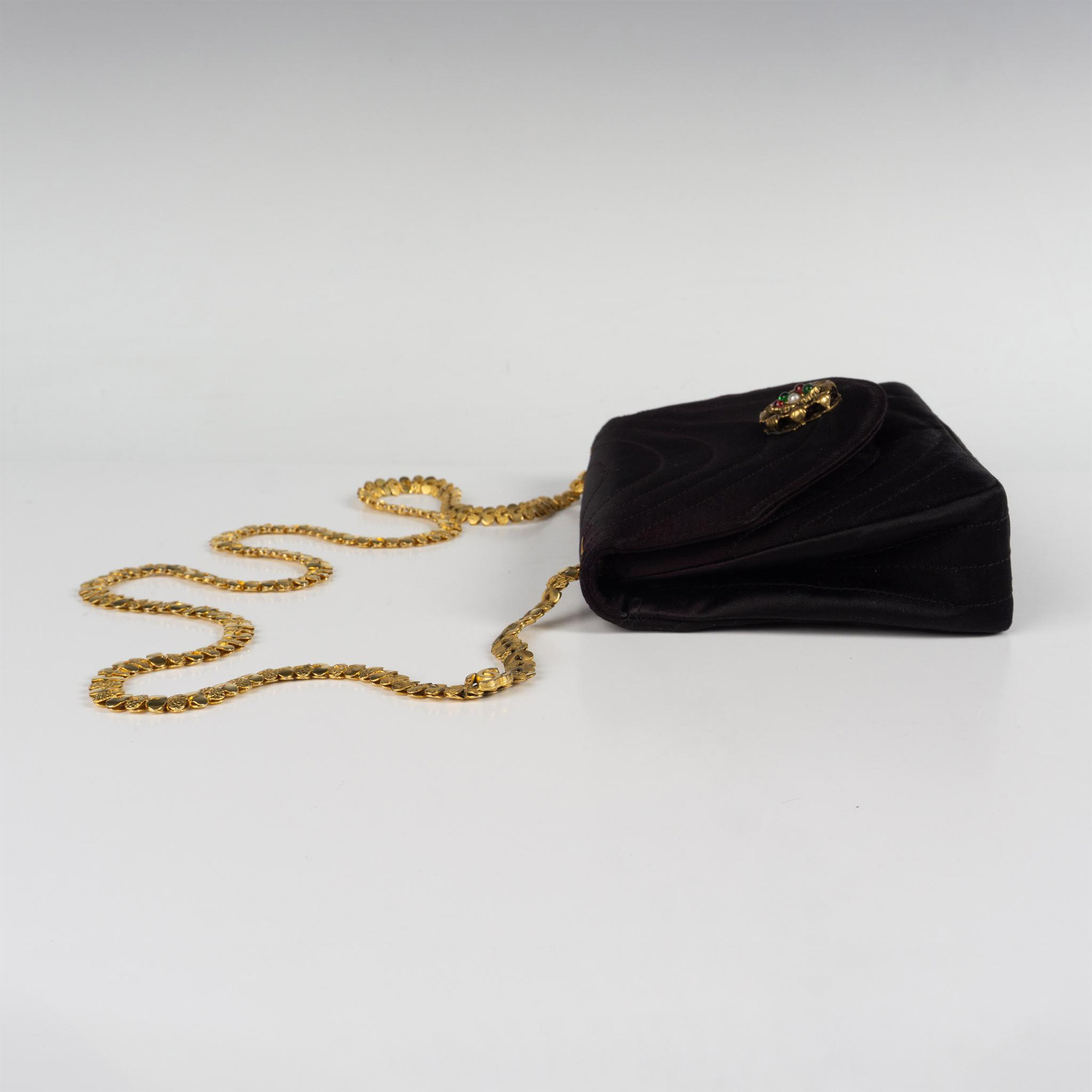 Chanel Gripoix Flap Shoulder Bag - Image 3 of 5