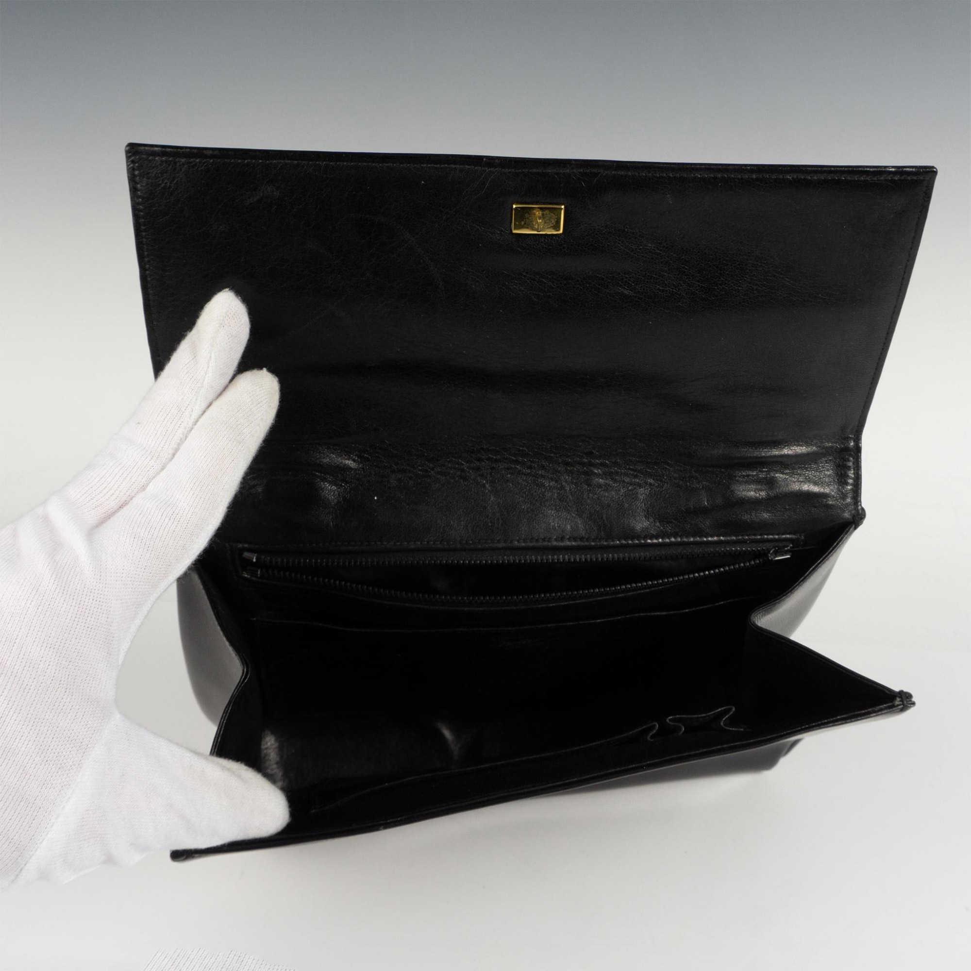 Cartier Black Leather Handbag - Image 4 of 5