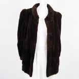 Vintage Rosendorf Evans Mouton Brown Fur Short Coat
