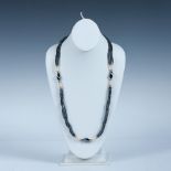 Black Onyx & Fresh Water Pearl Necklace