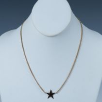 Cute Simple Gold Metal Star Necklace