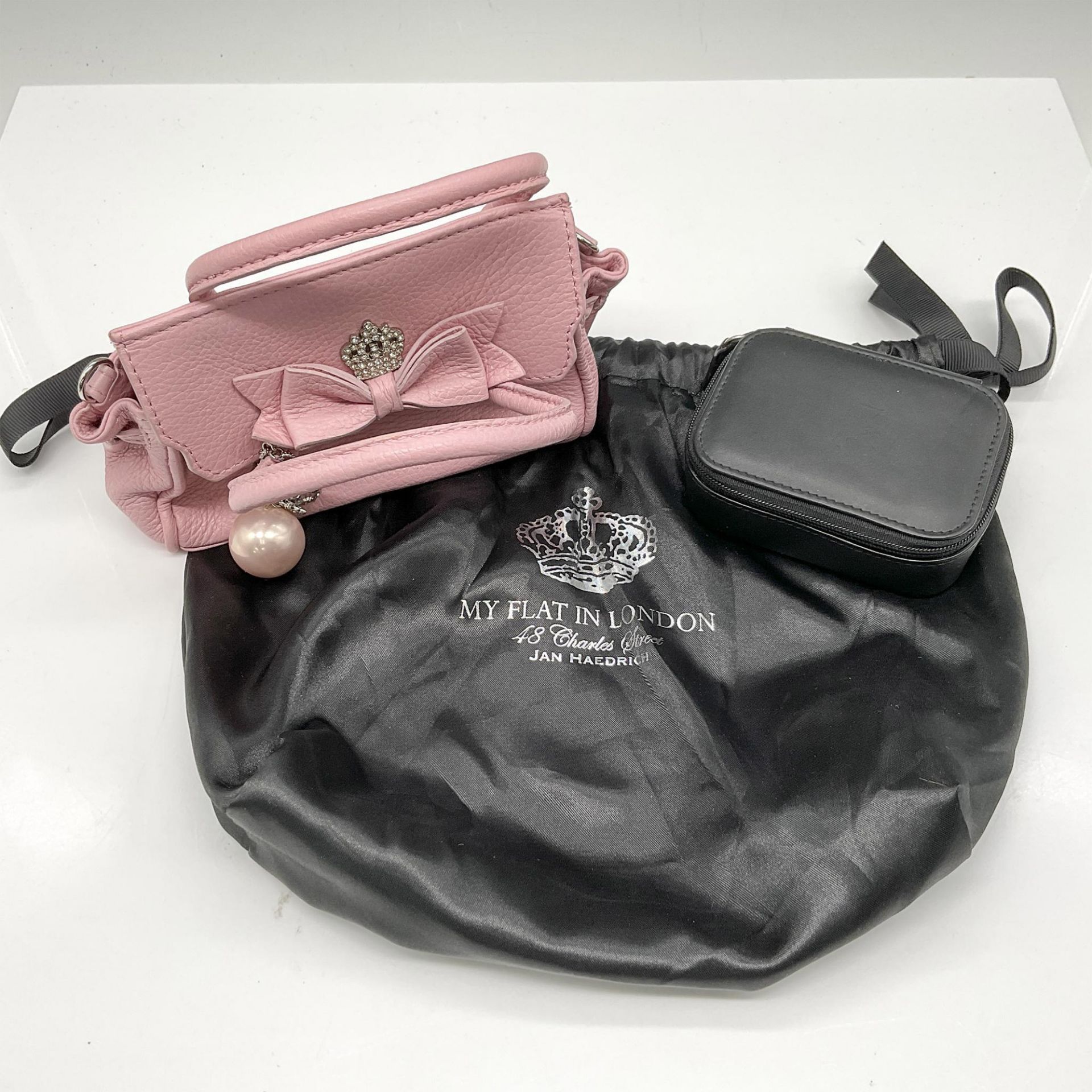 2pc My Flat In London Petite Pink Purse + Coach Pill Case - Image 4 of 4