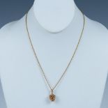 Delicate Gold Pinecone Necklace