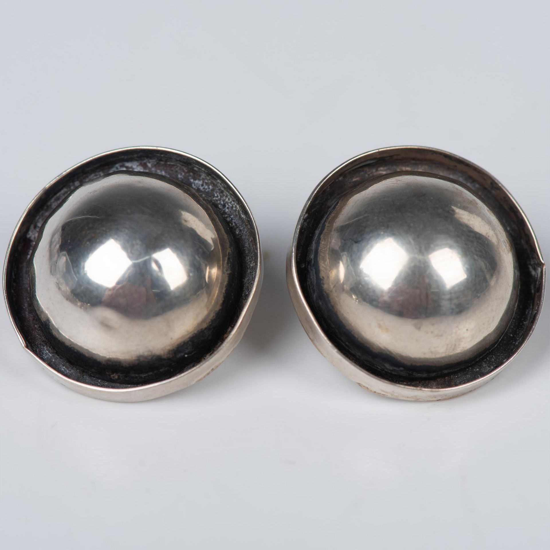 4 Pairs of Sterling Silver Clip/Screw Back Earrings - Bild 2 aus 9
