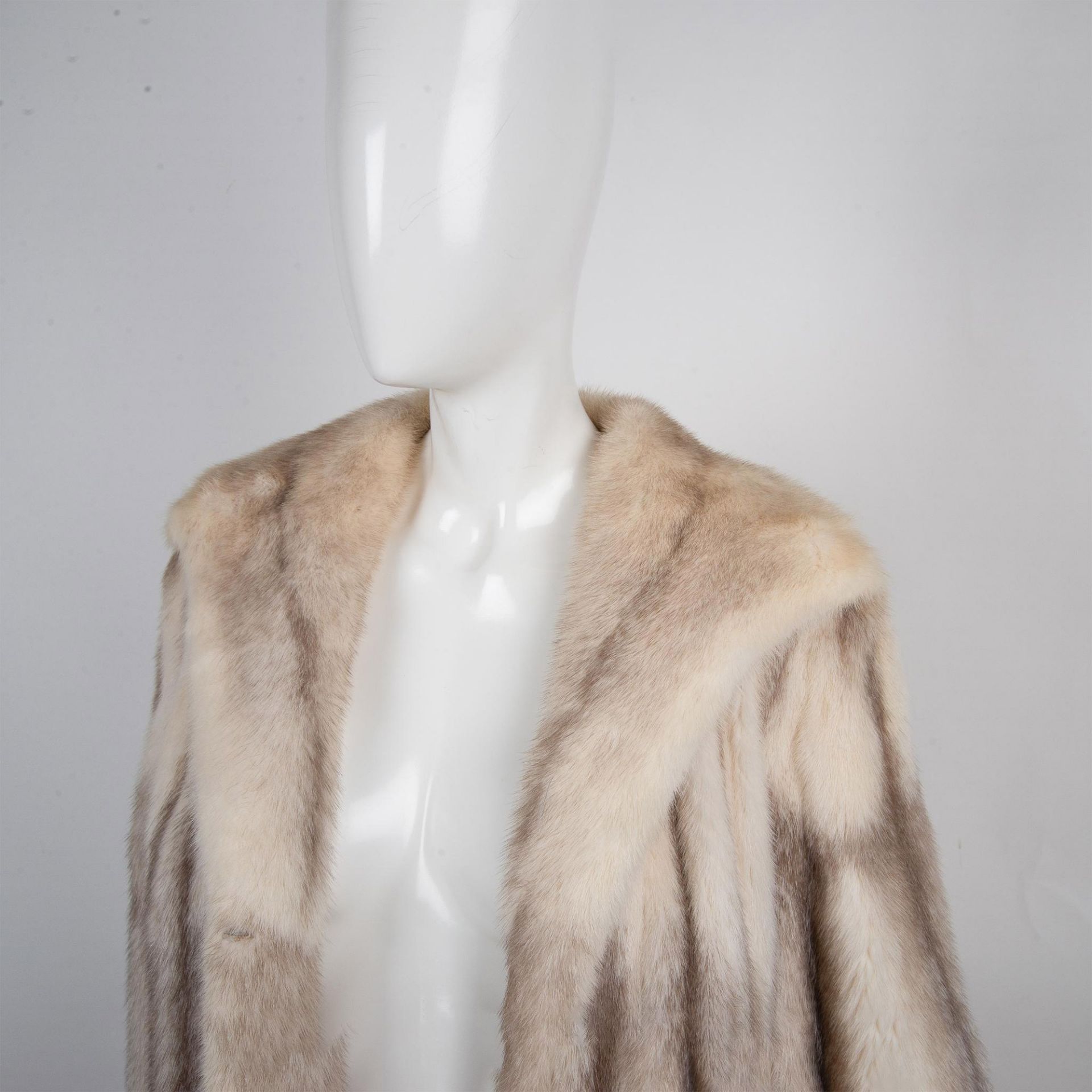 Vintage Rosendorf Evans Long Mink Fur Coat - Bild 2 aus 6