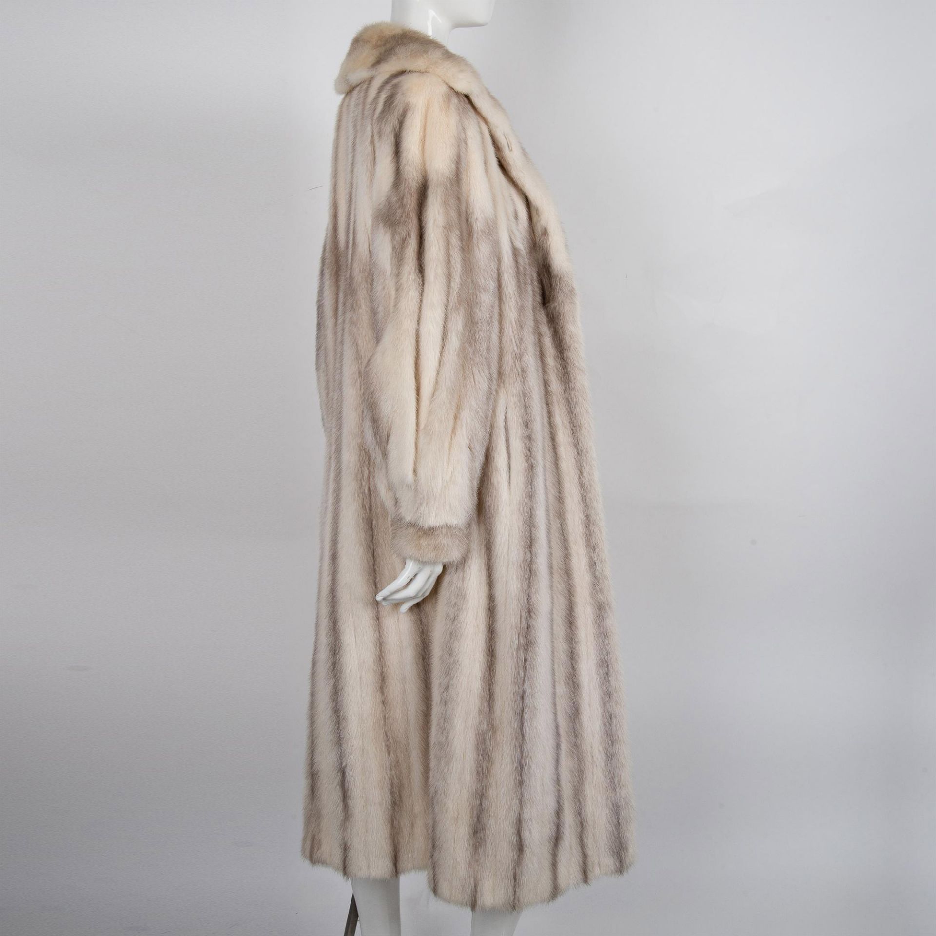 Vintage Rosendorf Evans Long Mink Fur Coat - Bild 3 aus 6