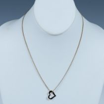 Dainty Gold Metal Heart Necklace