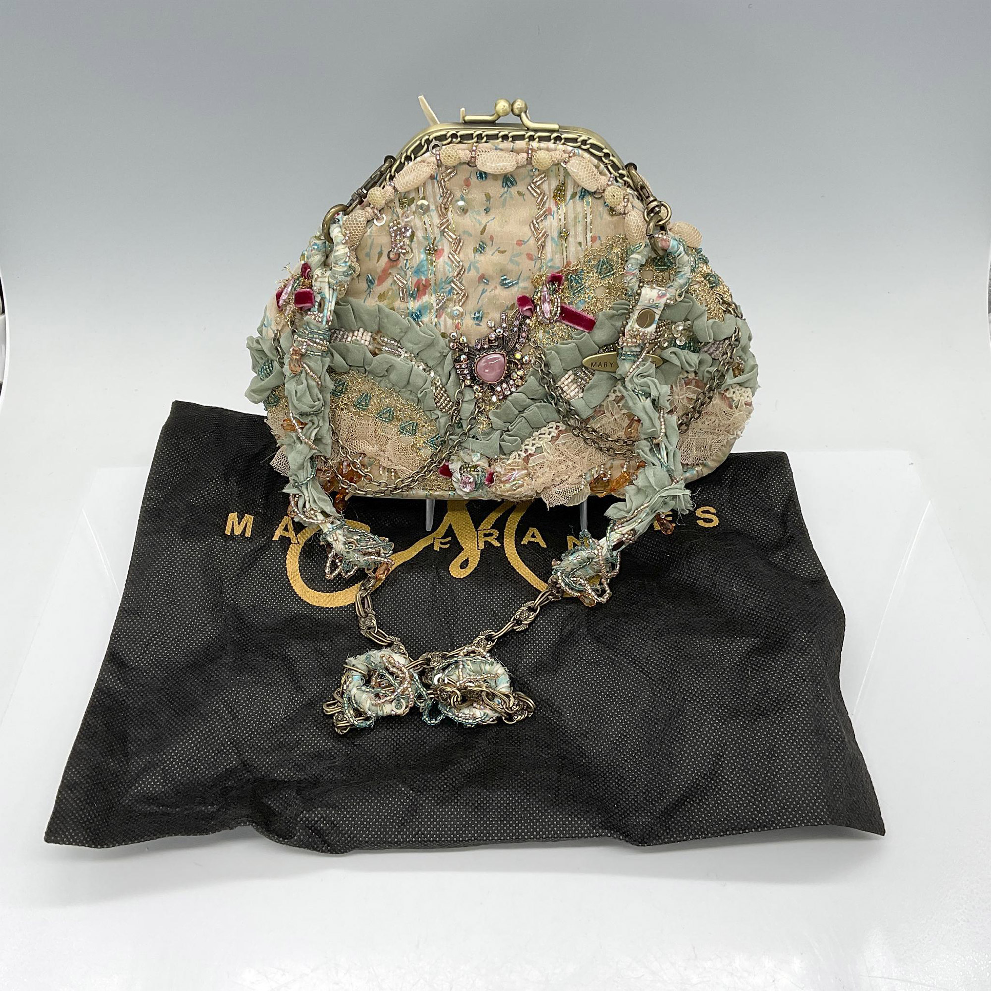 Mary Frances Clutch, Shabby Chic - Image 4 of 4