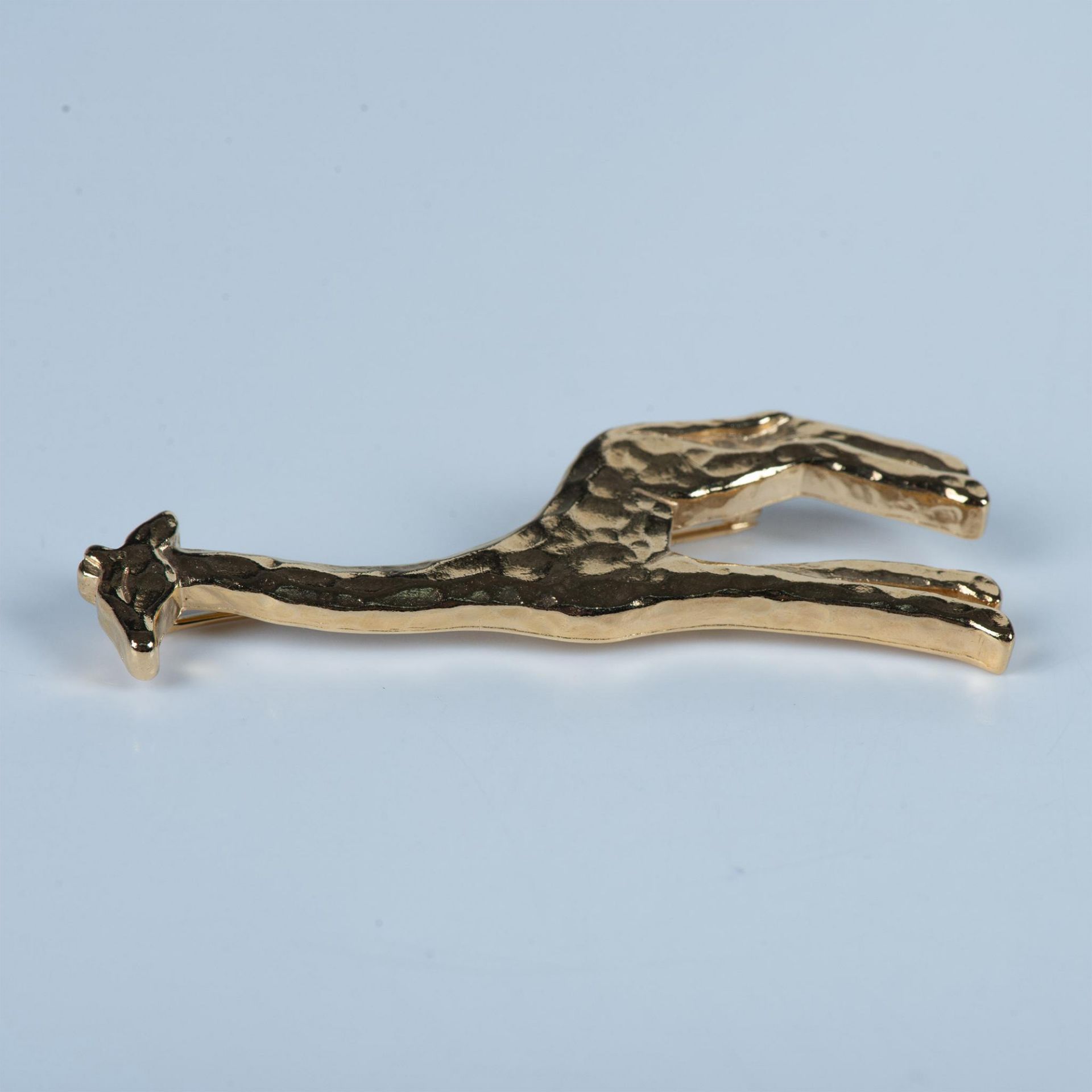 Beautiful Large Gold Metal Giraffe Brooch Pin - Image 3 of 3