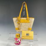 4pc Brighton Handbags, Change Purse, Tape Measure, Yellow