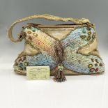 Mary Frances Beaded Cloth Handbag