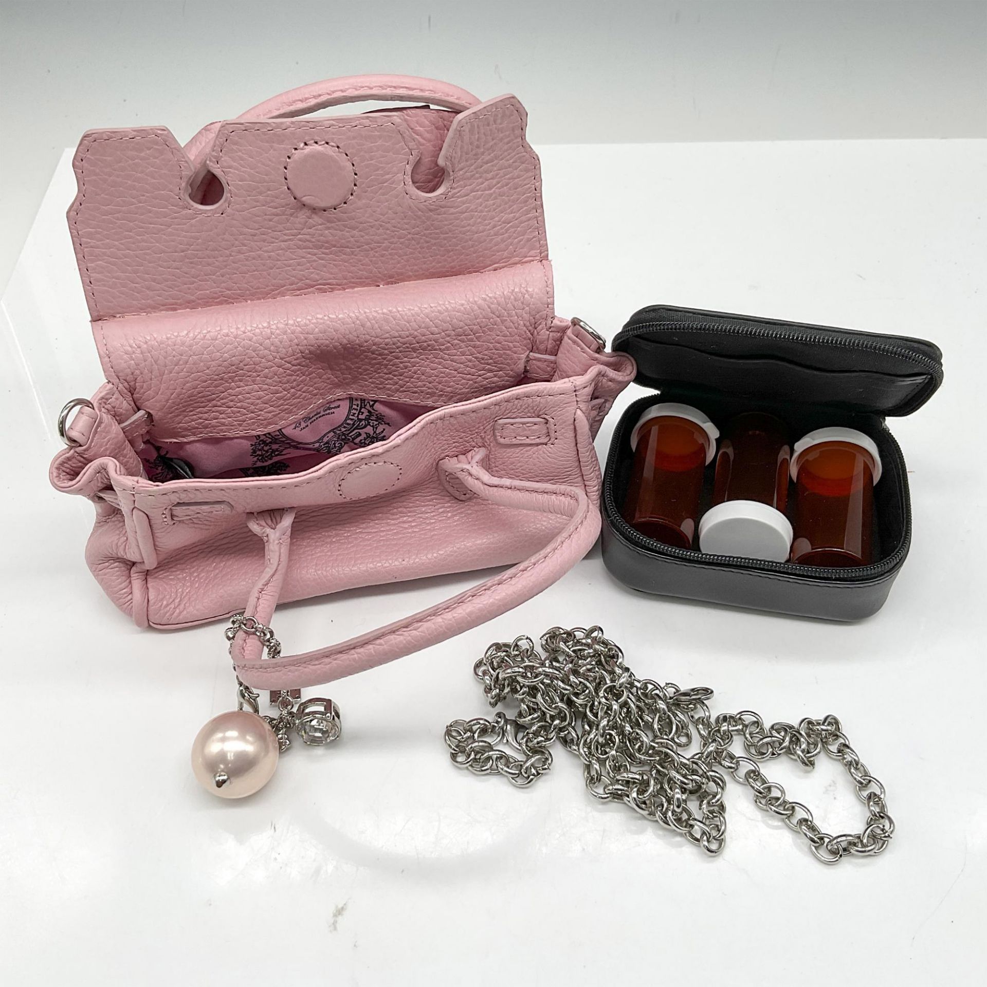 2pc My Flat In London Petite Pink Purse + Coach Pill Case - Image 3 of 4