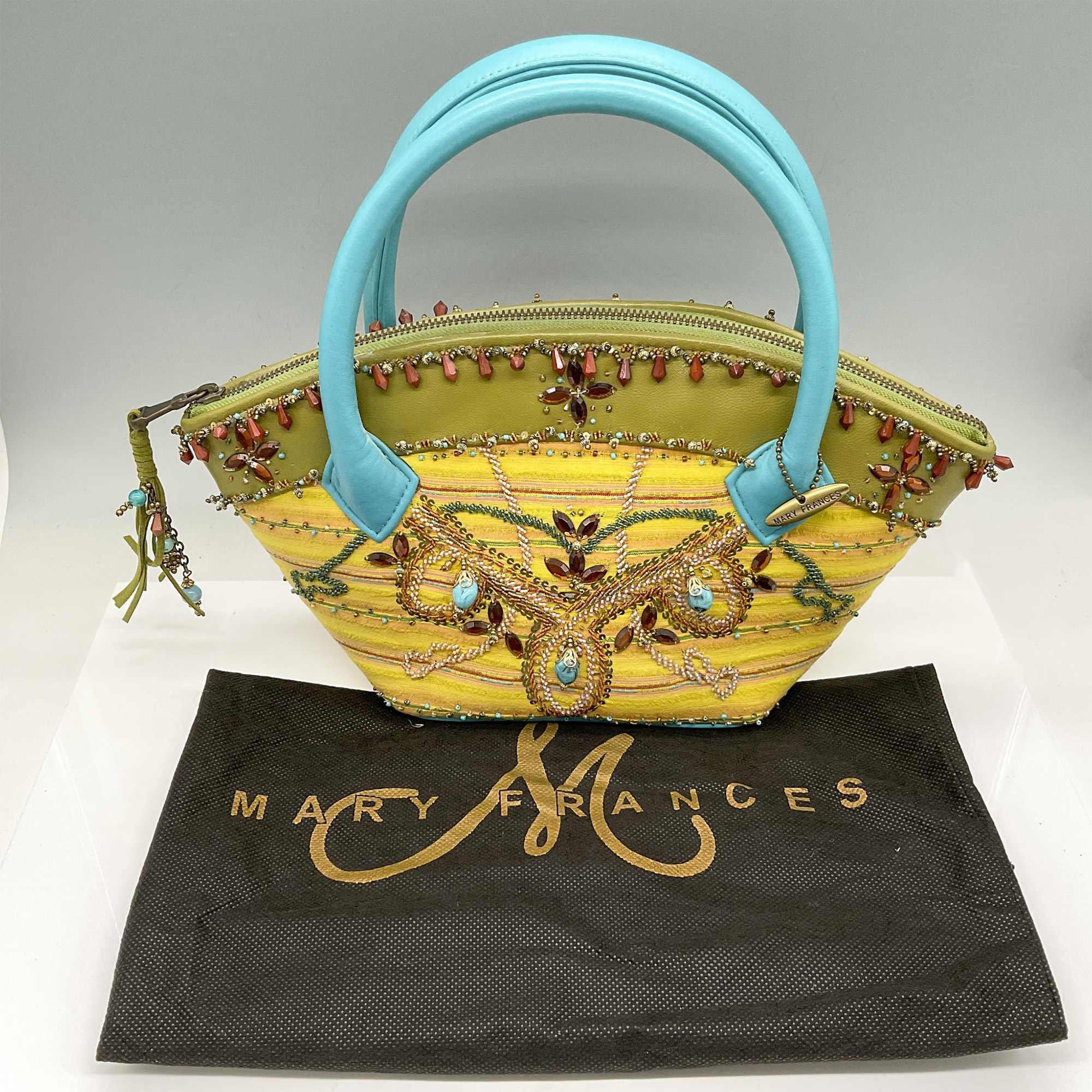 Mary Frances Top Handle Bag, Citrus - Image 4 of 4