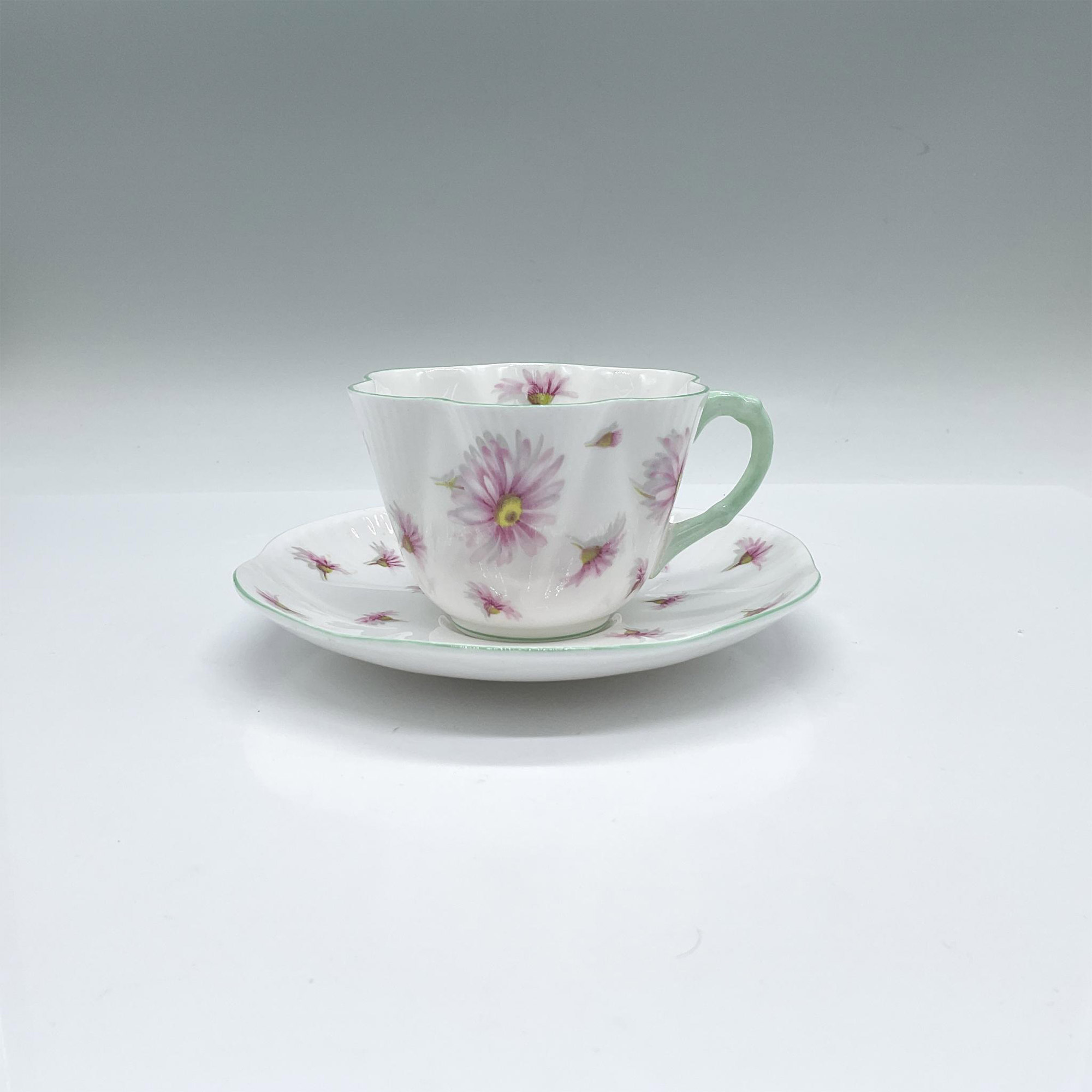 Shelley Fine Bone China Tea Cup and Saucer Set