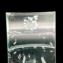 Walt Disney World 25 Year Anniv Glass Plaque, Mickey Mouse