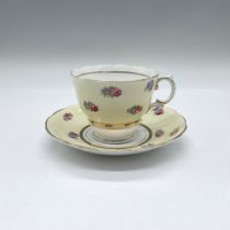 Colclough Bone China Floral Tea Cup and Saucer Set